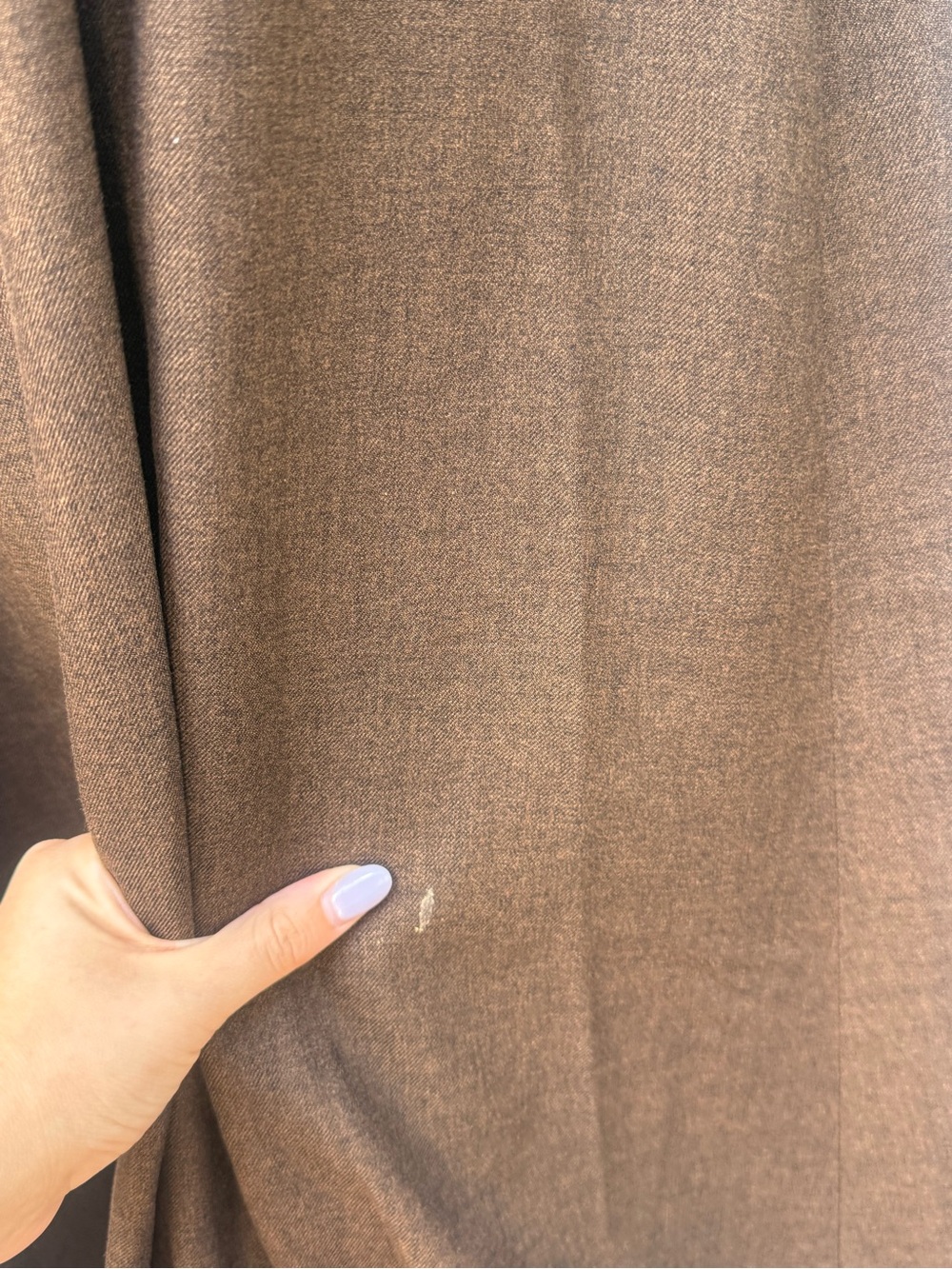1950 Re Go fashion Brown with black velvet neckline a line dress - Picture 7 of 13